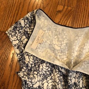 floral print dress from the loft